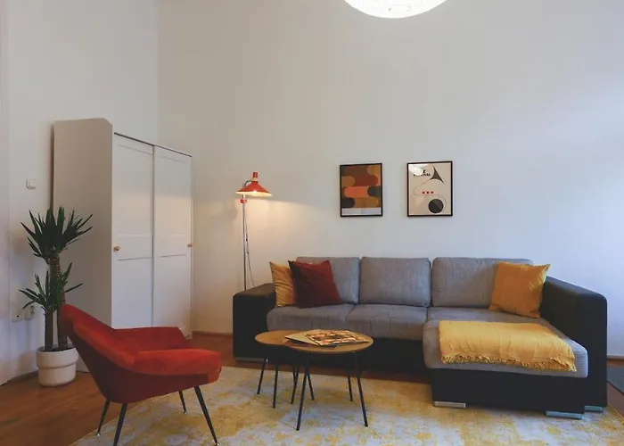 Center Lovely Balcony Flat Apartament Budapesta